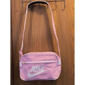 Nike Swoosh Pink/White Messenger Crossbody Gym Travel Bag